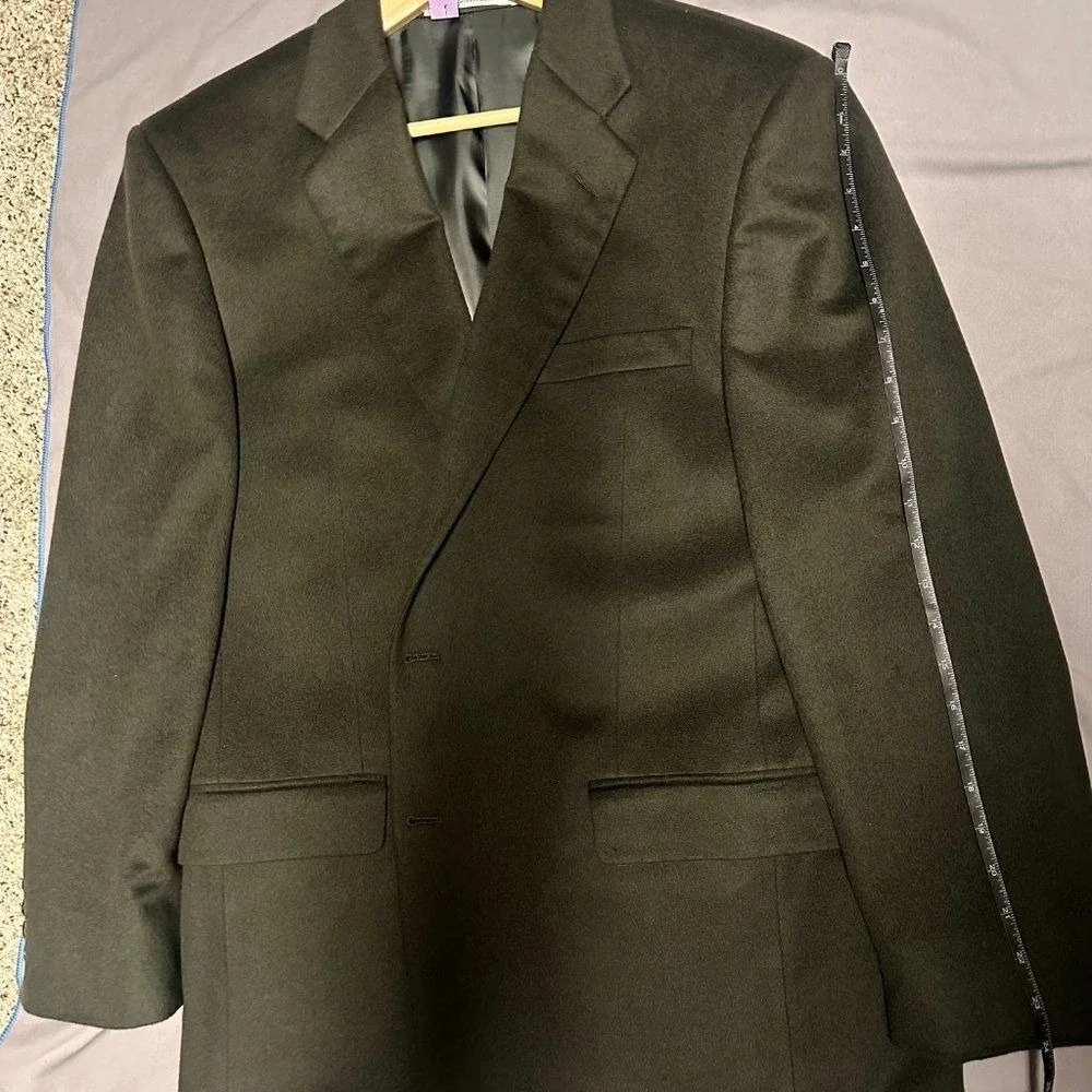 Hickey Freeman Cashmere Blazer Loro Piana Fabric size 42‎ Reg